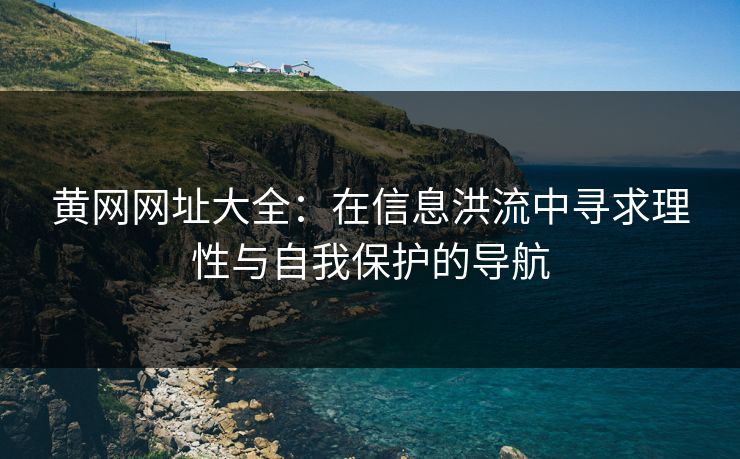 黄网网址大全：在信息洪流中寻求理性与自我保护的导航